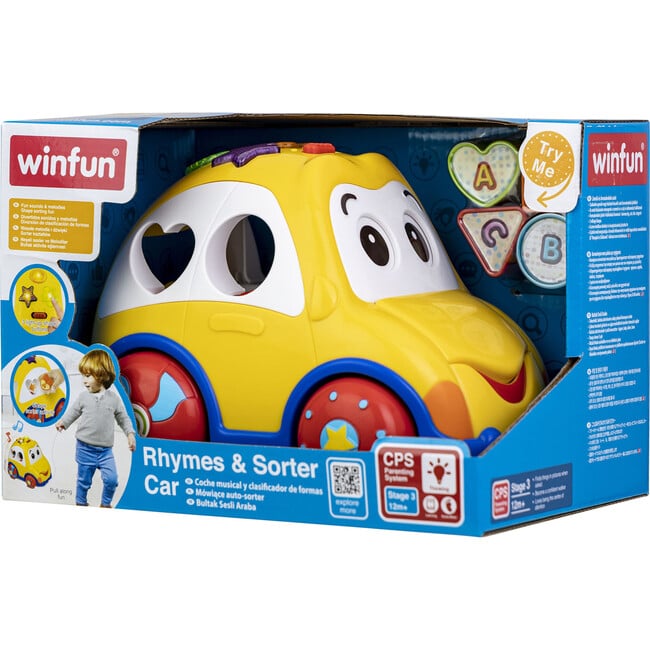 Winfun: Rhymes & Sorter Car - Lights & Sounds - Building Sets - 1