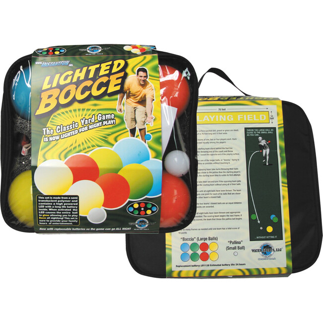 Lighted Bocce Ball Set in Plastic - Water Toys - 2