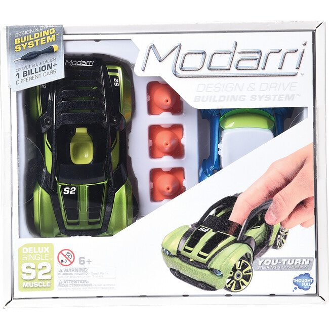 Modarri: S2 Muscle Car - Deluxe Single DIY Design & Build Toy Car