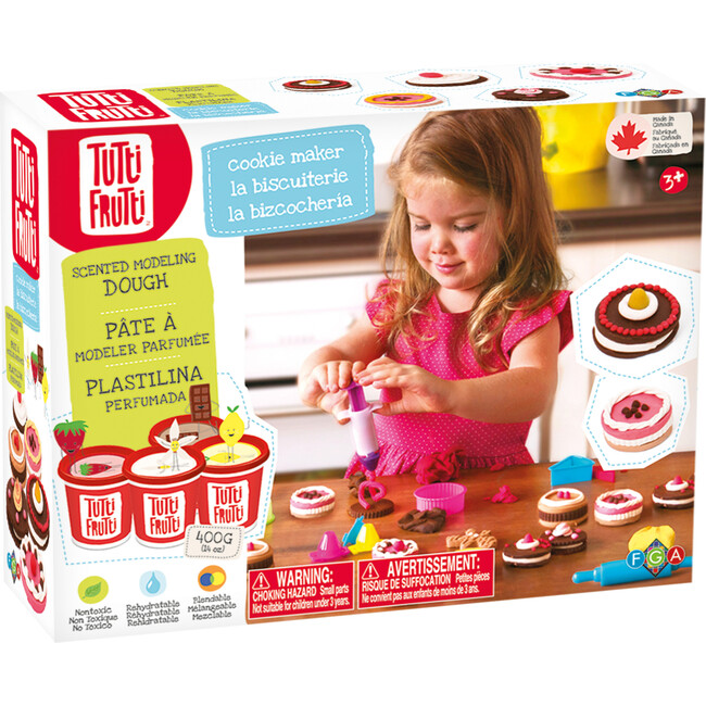 Tutti Frutti: Cookie Maker Scented Modeling Dough Craft Kit - Dough - 1
