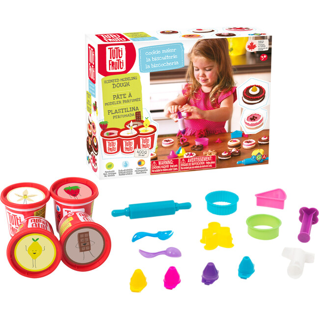 Tutti Frutti: Cookie Maker Scented Modeling Dough Craft Kit - Dough - 2