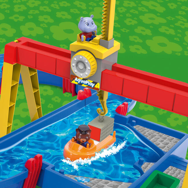 AquaPlay - Container Port Canal system with Port Basin - Water Toys - 3