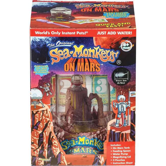The Original Sea-Monkeys ON MARS Kit - Everything You Need to Hatch Sea Monkeys!