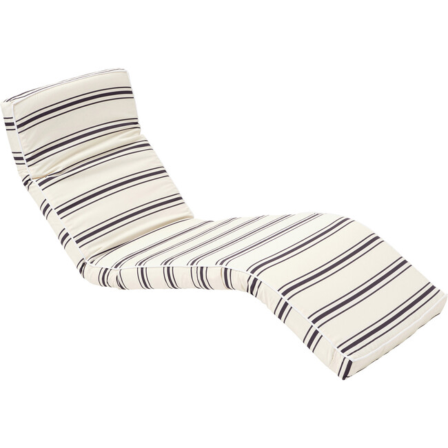The Lounger Chair, Charcoal Stripe