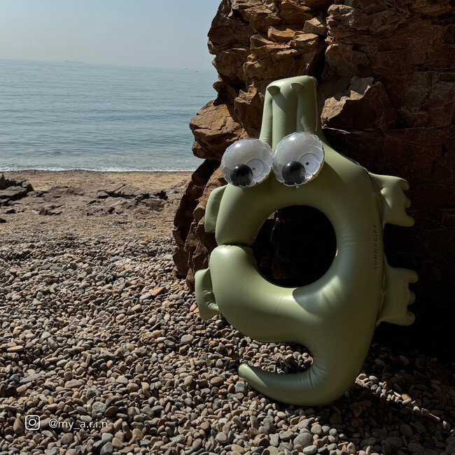 Tube Pool Ring: Cookie The Croc Khaki, Green - Pool Floats - 4