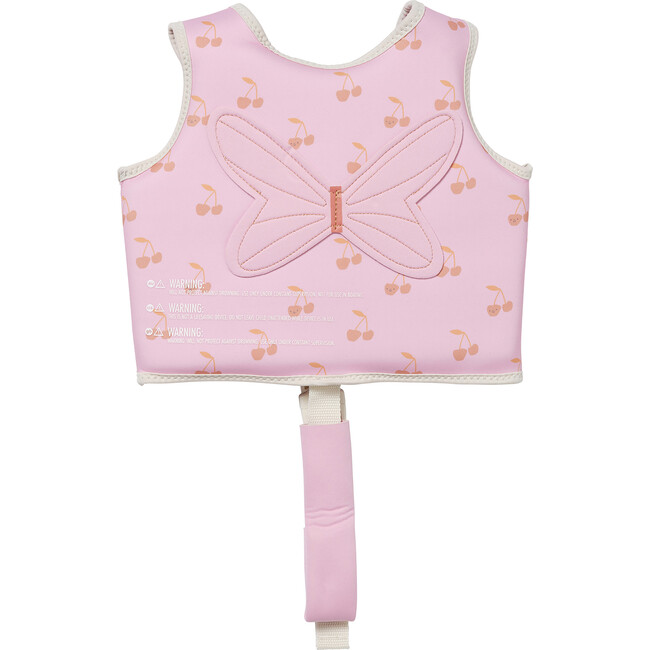 Swim Vest: 1/2, Cotton Candy Cherry Pink - Pool Floats - 2