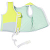 Swim Vest: 1/2 - Salty The Shark, Aqua Neon Yellow - Pool Floats - 3 - thumbnail
