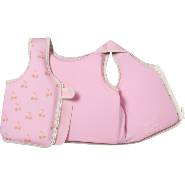Swim Vest: 3/6, Cotton Candy Cherry Pink - Pool Floats - 4