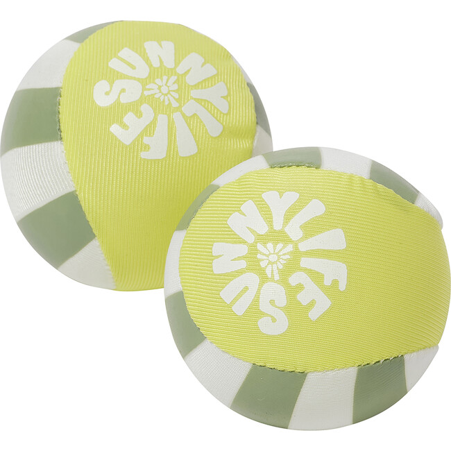Skim Ball Set: Tides Out, Neon Yellow Stripe Citrus