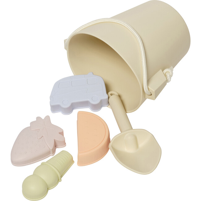 Silicone Bucket & Spade Set: Apple Sorbet, Multi - Pool Toys - 4