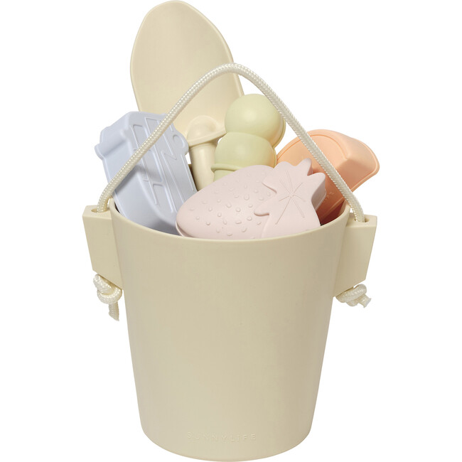 Silicone Bucket & Spade Set: Apple Sorbet, Multi - Pool Toys - 5