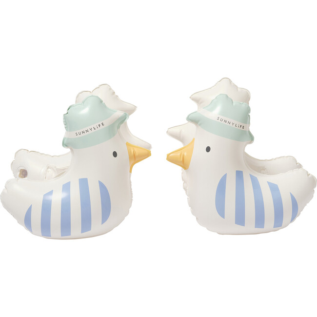 Inflatable Arm Bands: Sid The Seagull, Blue Stripe - Outdoor Games - 1
