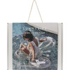 Kids Lie-On Float: Butterfly Cotton Candy, Clear Glitter - Pool Floats - 2