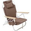 Deluxe Beach Chair: Rustico Driftwood, Brown - Accent Seating - 1 - thumbnail
