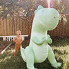 Inflatable Sprinker: Giant Surfing Dino, Green - Water Toys - 3 - thumbnail