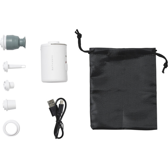 Electric Air Pump: Universal, White - Outdoor Games - 3