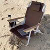 Deluxe Beach Chair: Rustico Driftwood, Brown - Accent Seating - 2 - thumbnail