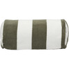 Inflatable Beach Pillow: The Vacay, Olive Stripe - Pillows - 5