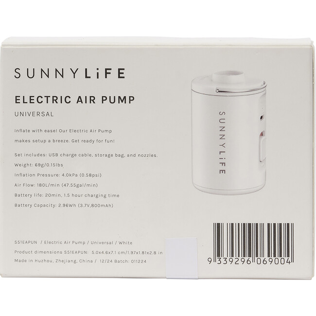 Electric Air Pump: Universal, White - Outdoor Games - 5