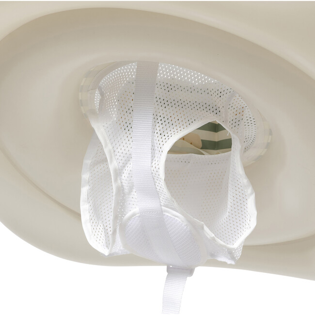 Interactive Baby Float: Duck, Sage Stripe - Pool Floats - 6