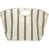 Carryall Beach Bag: Casa Tunisa, Black Stripe - Bags - 1 - thumbnail
