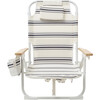 Deluxe Beach Chair: Casa Fes, Black Stripe - BEACH TOYS - 2 - thumbnail