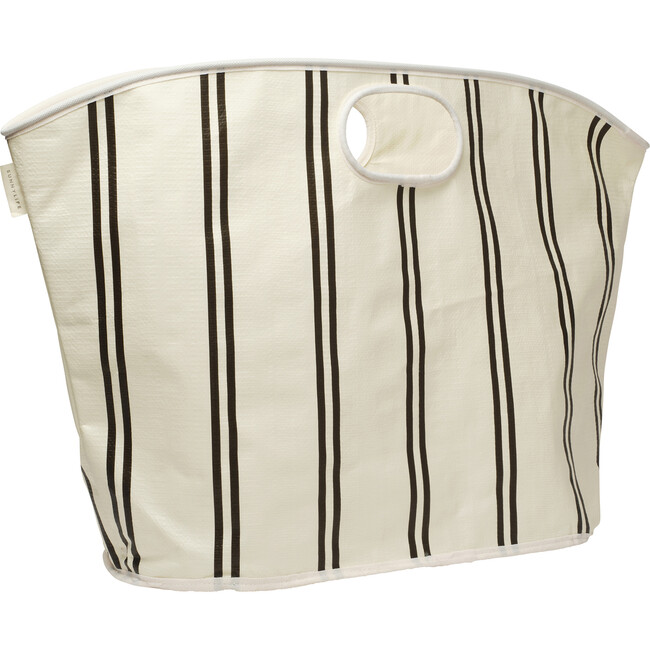 Carryall Beach Bag: Casa Tunisa, Black Stripe - Bags - 2