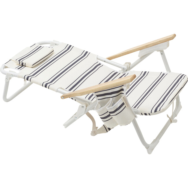 Deluxe Beach Chair: Casa Fes, Black Stripe - BEACH TOYS - 4