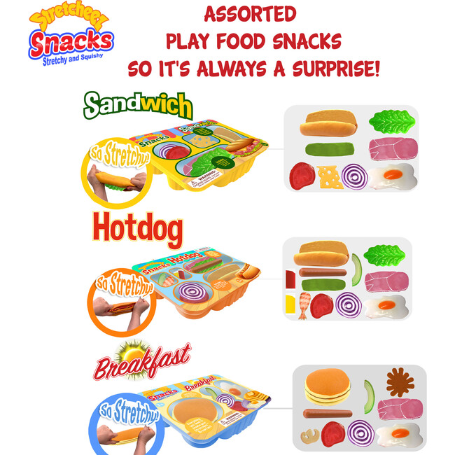 Stretcheez: Snacks  - 2 Pack - Play Food - 3
