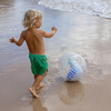 3D Inflatable Beach Ball: Sid The Seagull, Blue Stripe - Outdoor Games - 6 - thumbnail