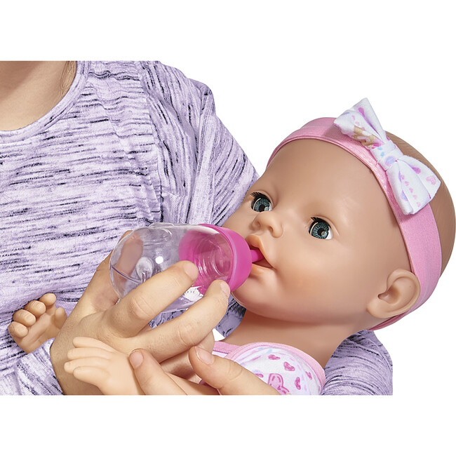 Newborn Baby: Drink & Wet - 8pc Pink - 17" Doll - Dolls - 5
