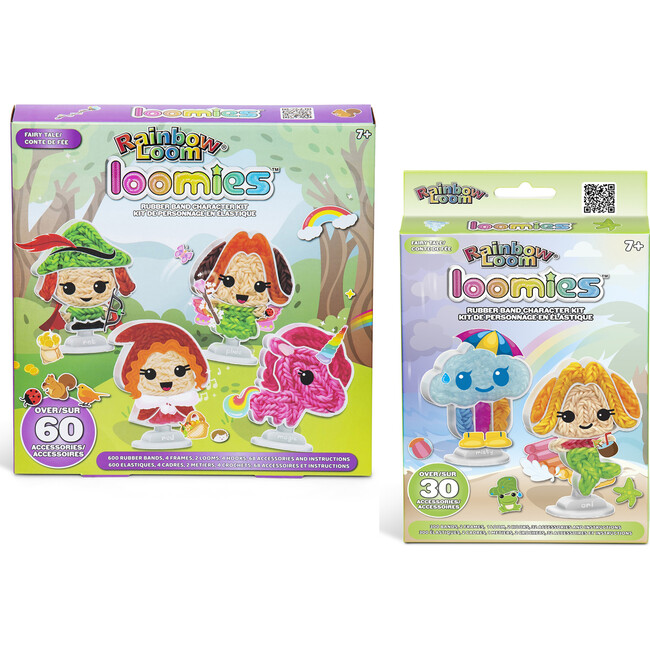 Rainbow Loom: Loomies Fairy Tale Figurines 2 PK Bundle: 4 Character & 2 Character Kits