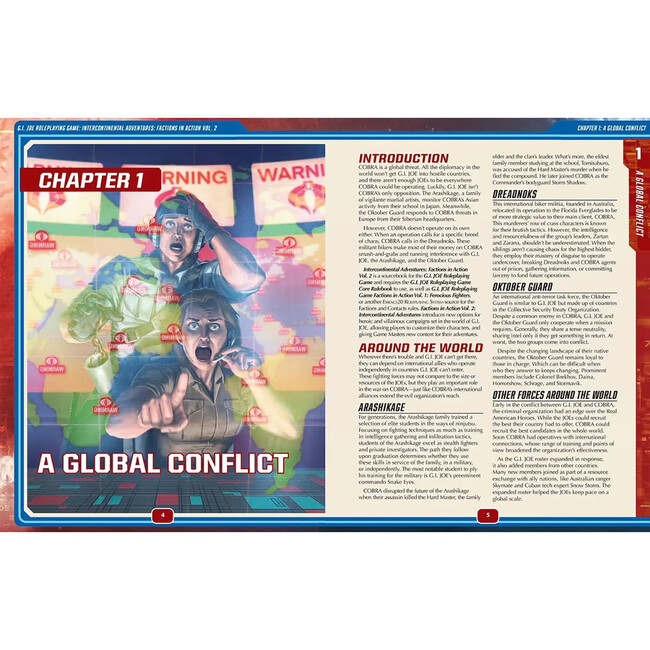 Renegade Game Studios: G.I. JOE Roleplaying Game - Intercontinental Adventures