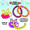 Rainbow Loom- Neon Rubber Band Treasure Box Edition Friendship Bracelet Making Activity Kit w/ 8,000 High Quality Rubber Bands, 150 Clips - Activities - 5