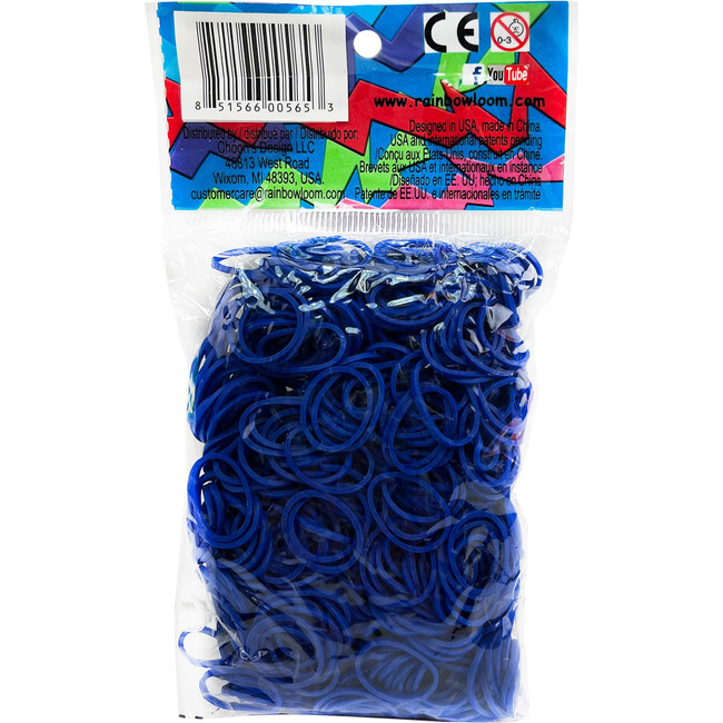 Rainbow Loom Navy Blue Authentic High Quality Rubber Bands - Arts & Crafts - 1