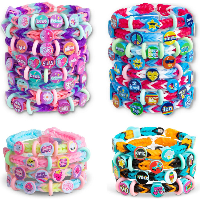 Rainbow Loom: Beadmoji 4 Pack Bundle: Besties, Good Vibes, Sweets, Trendy