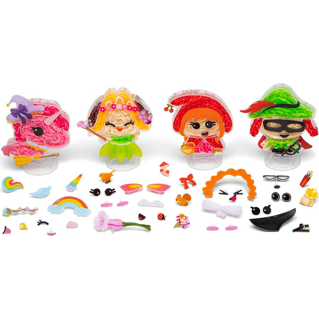 Rainbow Loom: Loomies Fairy Tale Figurines - 4 Character Rubber Band Kit - Arts & Crafts - 3