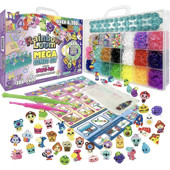 Rainbow Loom Loomi-Pals Glow in the Dark Mega Combo Set