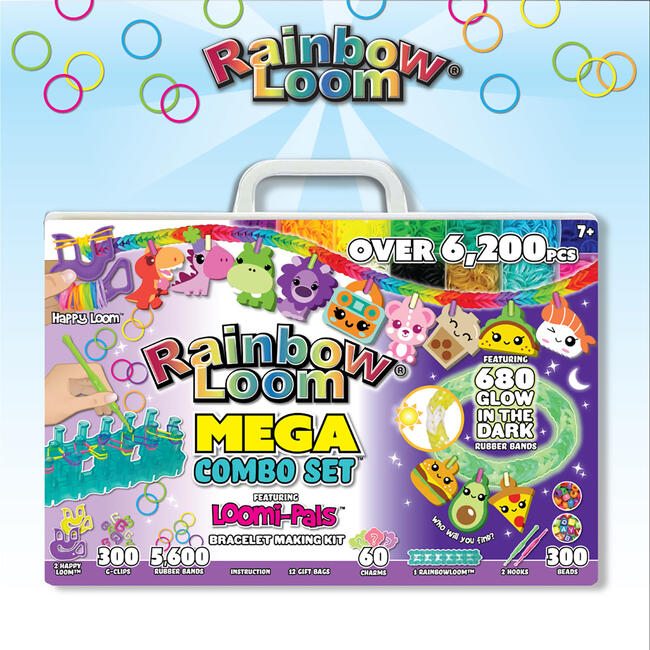 Rainbow Loom Loomi-Pals Glow in the Dark Mega Combo Set - Arts & Crafts - 2