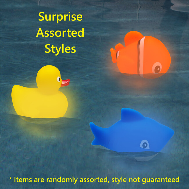 LED Light Up: Pal - Asstd Duck, Whale, Fish - Pool Toys - 3