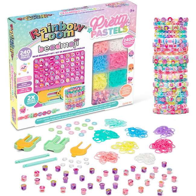 Beadmoji: Bead Bracelet Kit - Pretty Pastels - Arts & Crafts - 2