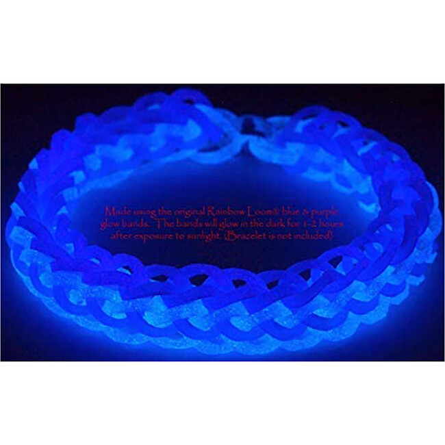 Rainbow Loom Electric Purple Glow High Quality Rubber Bands - Arts & Crafts - 4