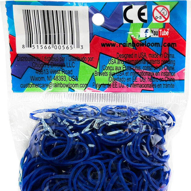 Rainbow Loom Navy Blue Authentic High Quality Rubber Bands - Arts & Crafts - 3