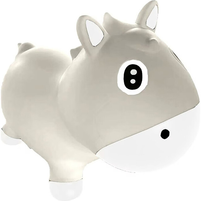 Pop It Up: Kidzzfarm Bouncing Horse: Junior - Sand - Inflatable Animal Hopper - Ride-Ons - 1