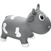 Pop It Up: Kidzzfarm Bouncing Cow: Junior - Grey - Inflatable Animal Hopper - Ride-Ons - 1 - thumbnail