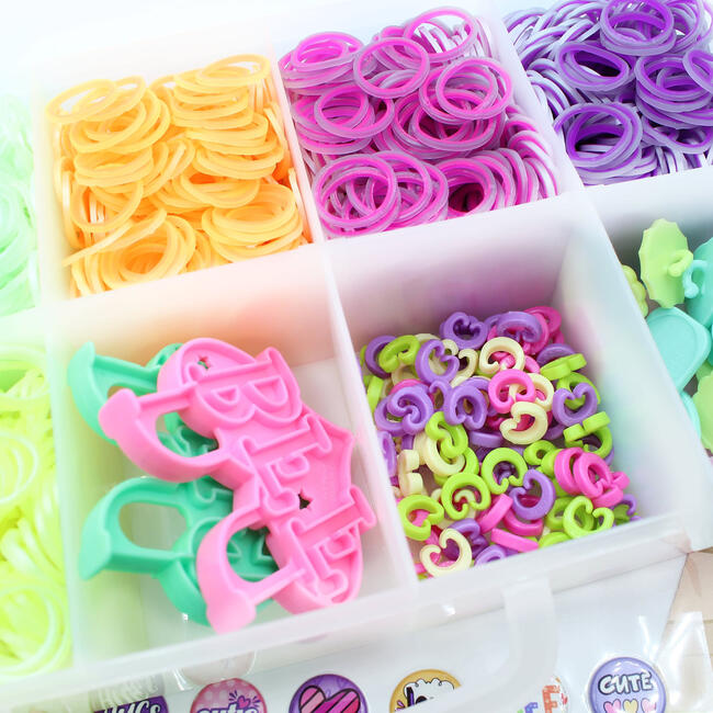 Rainbow Loom Bestie Mini Button Combo Set, Bracelet Making Kit - Arts & Crafts - 4