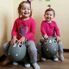 Pop It Up: Kidzzfarm Bouncing Cow: Junior - Grey - Inflatable Animal Hopper - Ride-Ons - 2 - thumbnail
