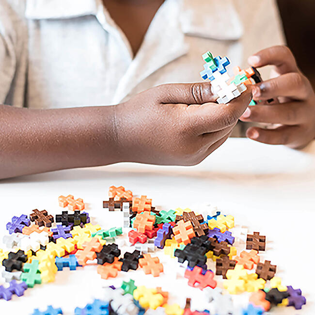 Plus-Plus: Super Tube - Basic Color Mix - 500 Pieces - Building Sets - 2