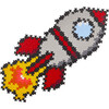 Plus-Plus: Puzzle by Number - Rocket- 500 Piece - Building Sets - 3
