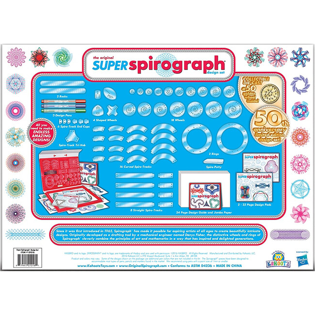 The Original Super Spirograph Design Drawing Set - Activities - 2